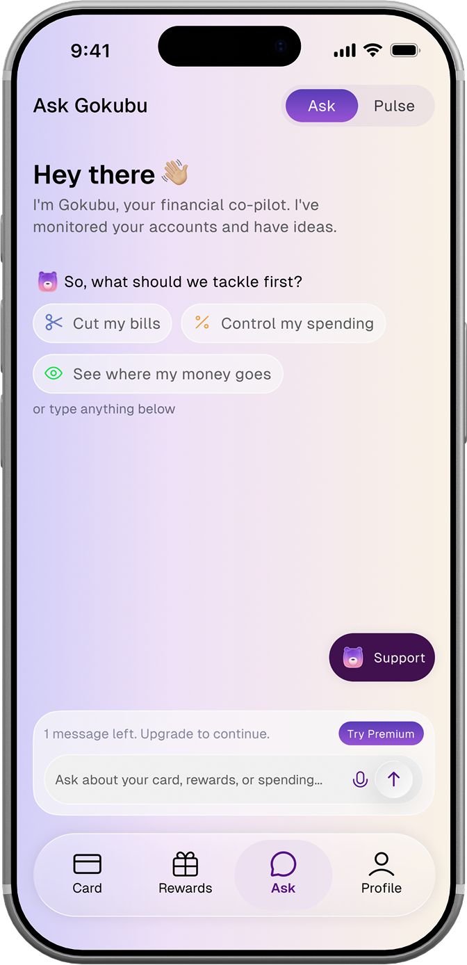 Gokubu app — Ask Anything